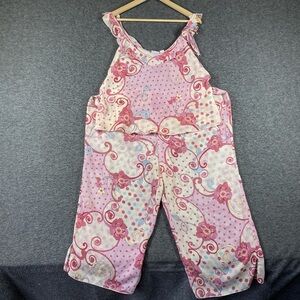 Y2K Cato Chiffon Pajamas Womens Extra‎ Large Pink Floral Wide Leg Ruffle Straps